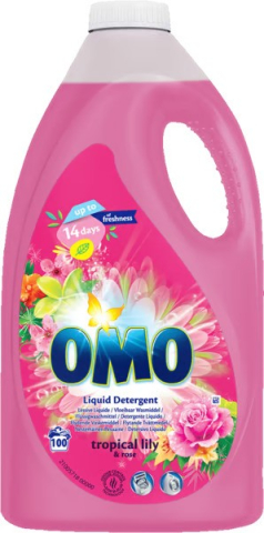 Detergenti lichid - Detergent lichid Omo Tropical Lily Rose 5L