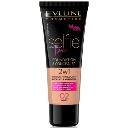 Makeup - Fond de ten Eveline Selfie Time 02 Ivory 30ml