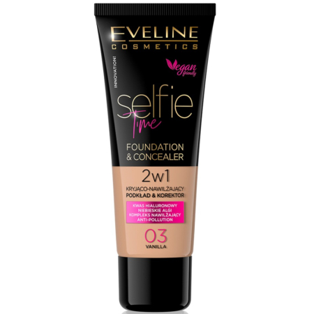 Makeup - Fond de ten Eveline Selfie Time 03 Vanilla 30ml