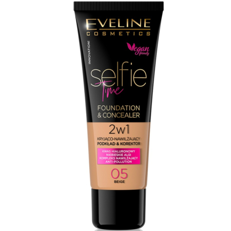 Makeup - Fond de ten Eveline Selfie Time 05 Beige 30ml