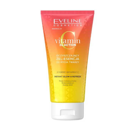 Ingrijire personala - Gel de curatarea fetei Eveline Revigorant vit C 150ml