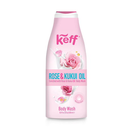 Gel de dus - Gel de dus Keff Rose Kukui Oil 500ml