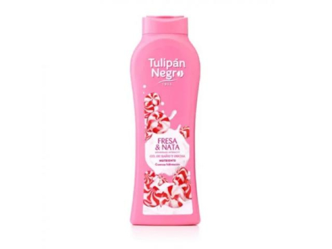 Gel de dus - Gel de dus Tulipan Negro Fresa&Nata 650ml