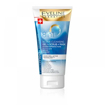 Ingrijire personala - Gel, Scrub & Masca 8in1 Eveline Facemed 150ml