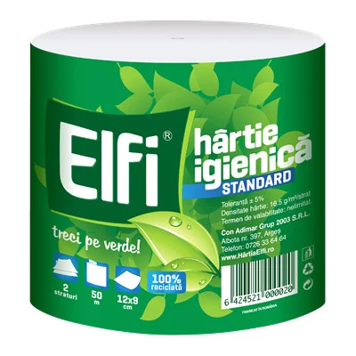 Hartie & Consumabile - Hartie igienica Elfi Aloe 2str