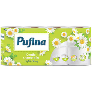 Hartie igienica - Hartie igienica Pufina Musetel 8 role 3str