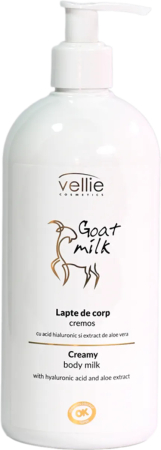 Creme & Lotiuni - Lotiune corp Vellie Lapte Capra 500ml