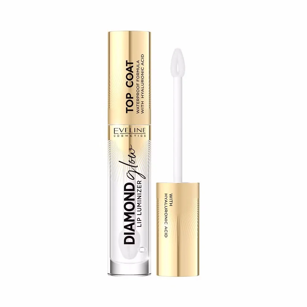 Makeup - Luciu Buze Eveline Diamond Glow 01 Top Coat 4.5ml