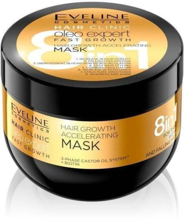 Ingrijire personala - Masca de par Eveline 8in1 Fast Growth 500ml