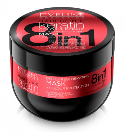 Ingrijire personala - Masca de par Eveline Keratin 8in1 500ml