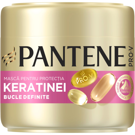 Masca de par - Mască de păr Pantene Pro-V Keratin Protect, pentru definirea buclelor, 300 ml