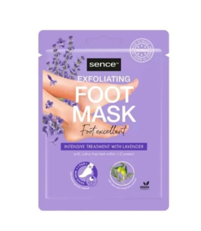 Creme & Lotiuni - Masca exfolianta pentru picioare Sence Lavanda 40gr