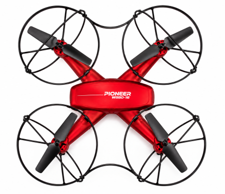 Casa&Gradina - Mini Dronă W880-16 cu Protecție Elice, Acumulator 3.7V 744mAh, Încărcare USB, 14+