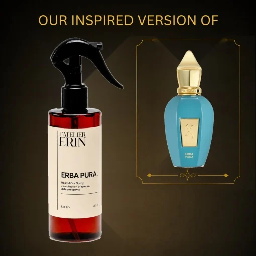 Curatenie & Detergenti - Parfum auto/camera L'Atelier Erin Erba Pura 250ml
