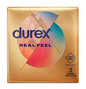 Prezervative Durex real feel 3 buc