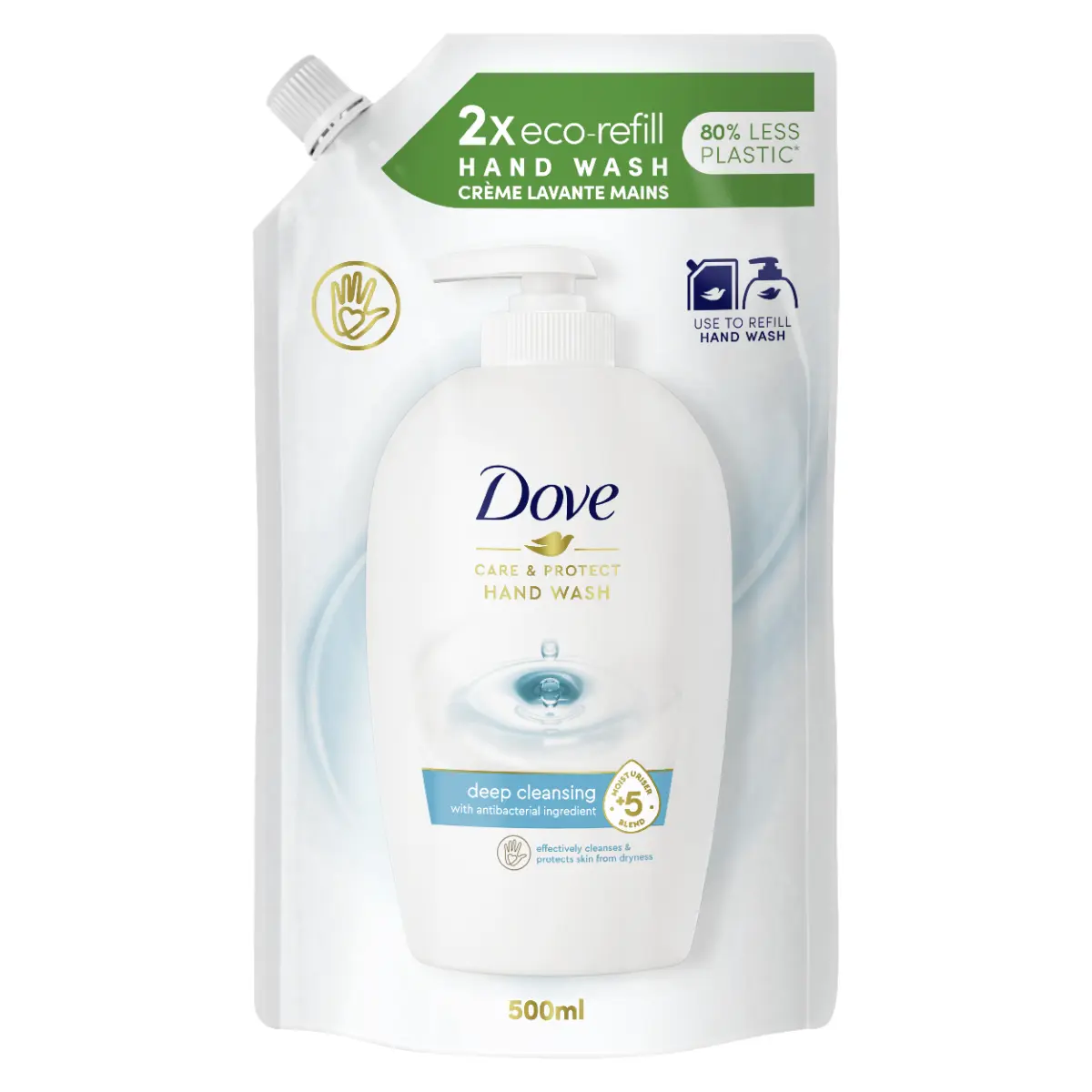 Sapun - Rezerva sapun lichid Dove Care Protect 500ml