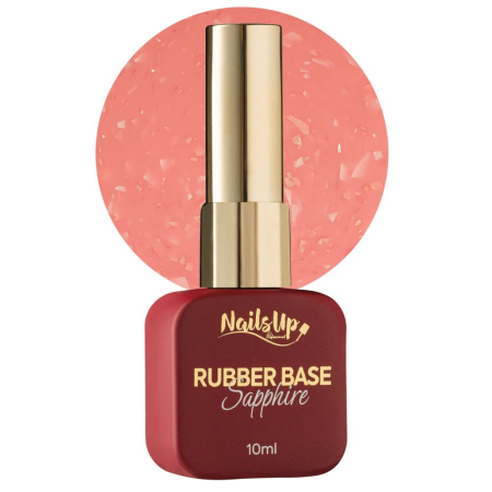 Manichiura&Pedichiura - Rubber base NAILSUP Sapphire Flakes 03 10 ml
