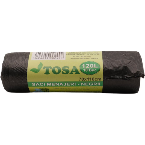 Hartie & Consumabile - Saci menaj Tosa 120L