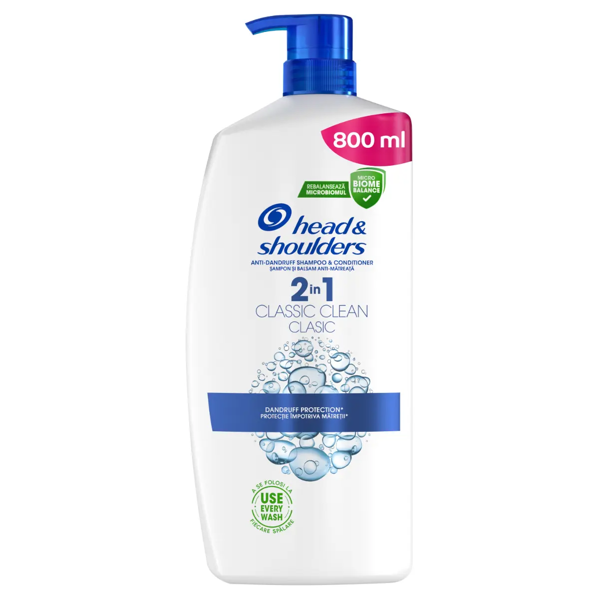 Ingrijire personala - Sampon Head&Shoulders 2in1 Classic Clean 800ml