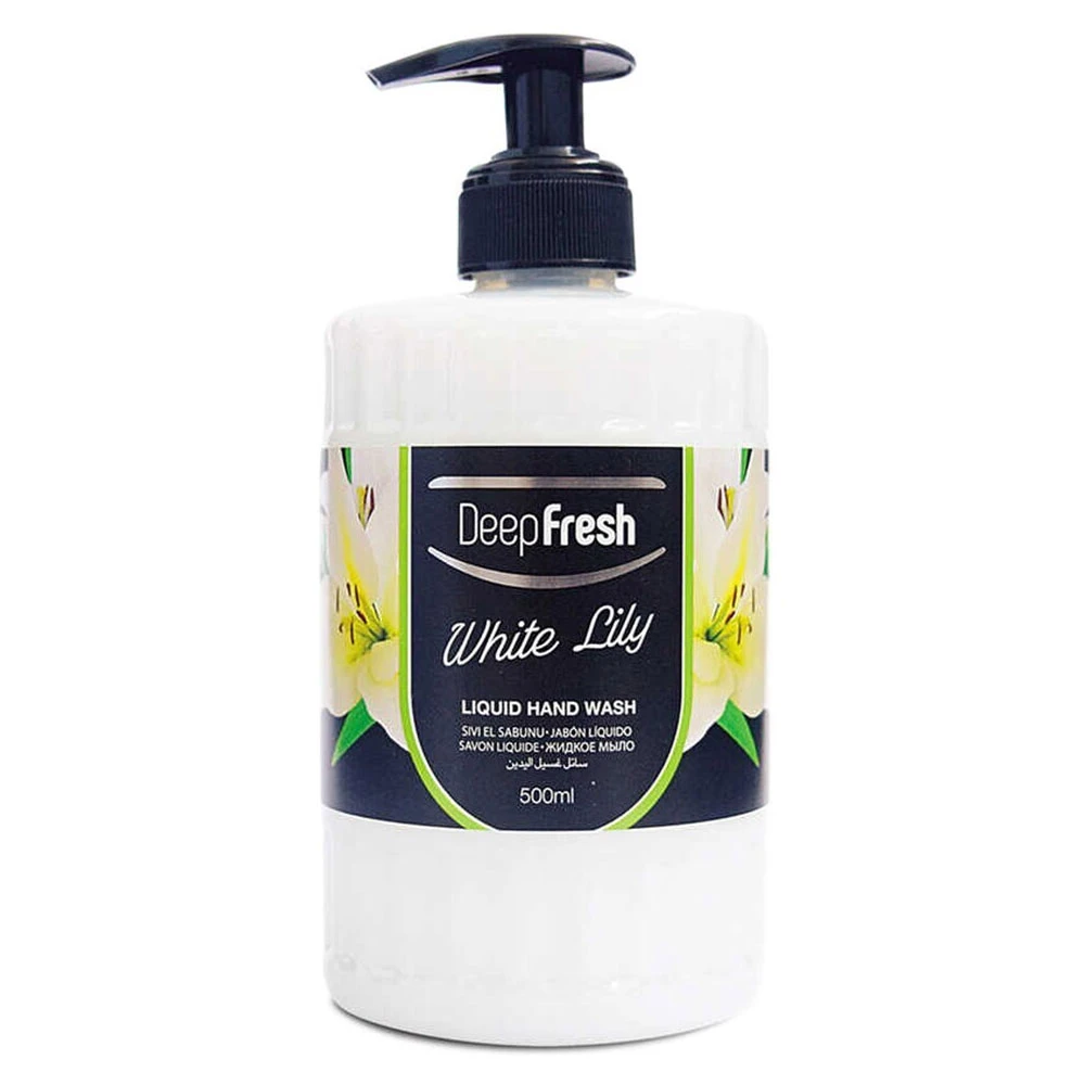 Sapun - Săpun lichid Deep Fresh White Lily, cu parfum de crin alb, 500 ml