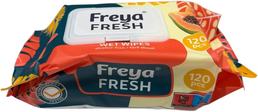 Hartie & Consumabile - Servetele umede Freya Papaya 120buc