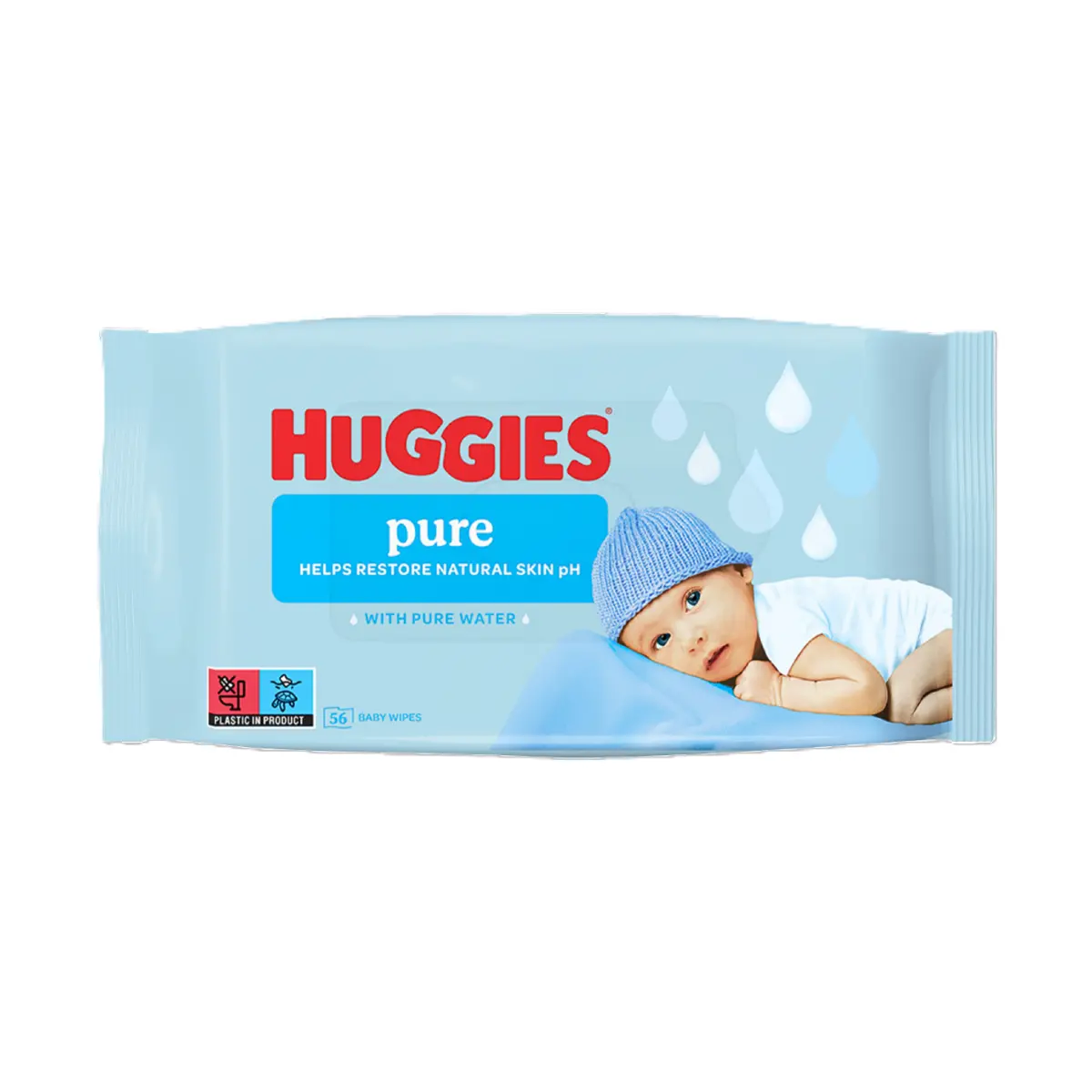 Bebelusi & Copii - Servetele umede Huggies pure 56buc