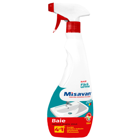 Detergenti baie - Solutie curatenie baie Misavan 4in1 750ml