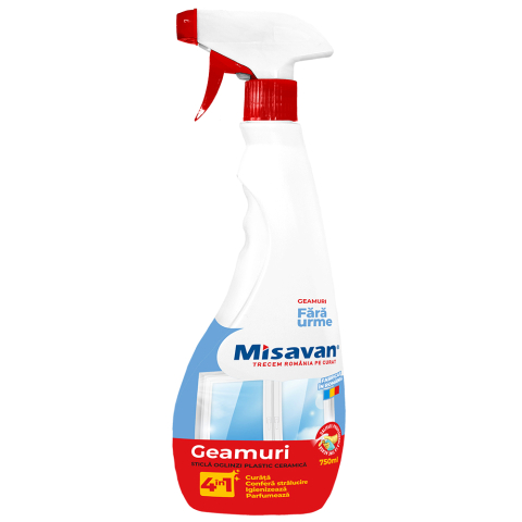 Detergenti geamuri - Solutie geamuri Misavan 4in1 750ml