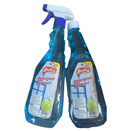 Curatenie & Detergenti - Solutie geamuri + rezerva  750ml