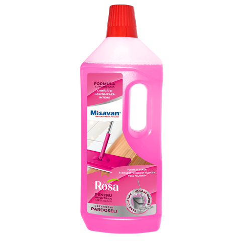 Detergenti pardoseli - Solutie pardoseli Misavan Rosa 800ml