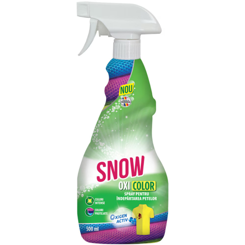 Solutii scos pete - Solutie pete Snow Oxi Color 500ml