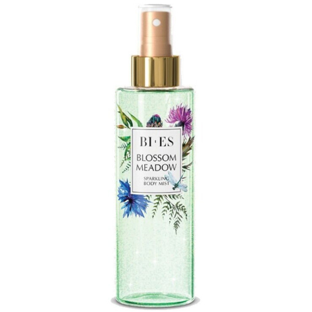 Creme & Lotiuni - Spray corp cu sclipici BI-ES Blossom Meadow 200ml