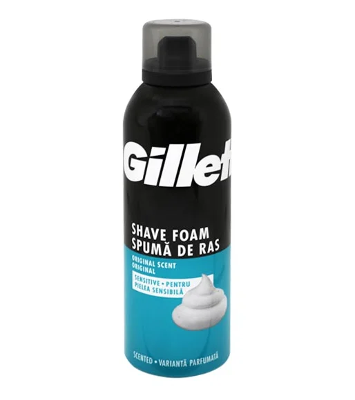 Ingrijire personala - Spuma de ras Gilette Sensitive 200ml