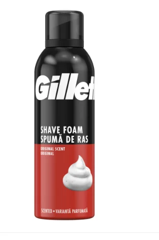 Ingrijire barbati - Spuma de ras Gillette Original 200ml