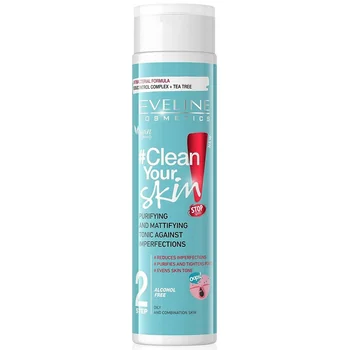Ingrijire personala - Tonic Eveline Clean Your Skin Purifying&Mattifying 225ml