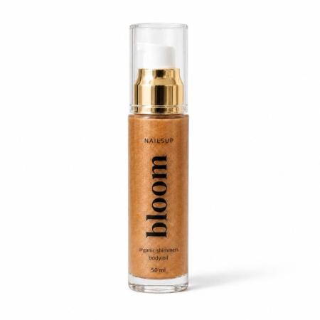 Ingrijire personala - Ulei de Corp NAILSUP Organic Shimmer Body Oil Bloom 50ml pentru Hidratare si Glow