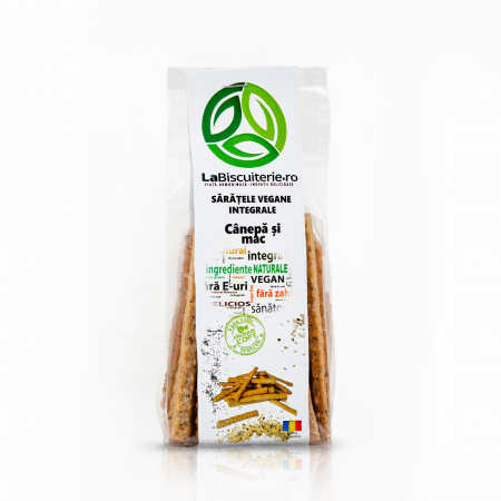 Saratele - Patiserie - Saratele vegane cu canepa si mac