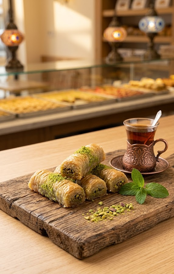 Baklava Rulou cu Fistic [3]