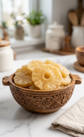 Fructe Liofilizate - Ananas Deshidratat (Rondele)
