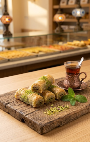 Baklava Rulou cu Fistic [2]