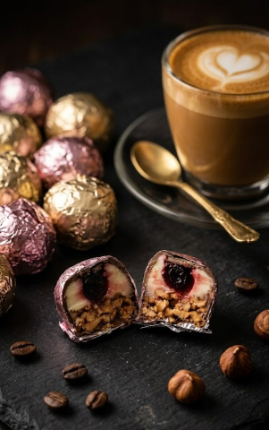 Florentine Grecesti - Florentine grecești de pe Muntele Athos - desert cu migdale și ciocolată