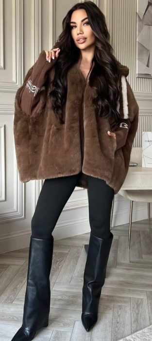 Haină de blană Snow Soft [3]