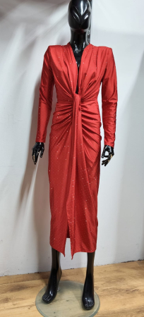 Rochie Lunaria, cu cristale argintii [10]