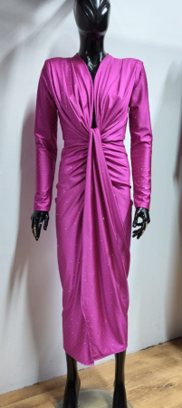 Rochie Lunaria, cu cristale argintii [8]