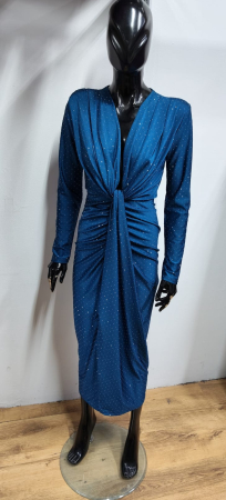 Rochie Lunaria, cu cristale argintii [7]