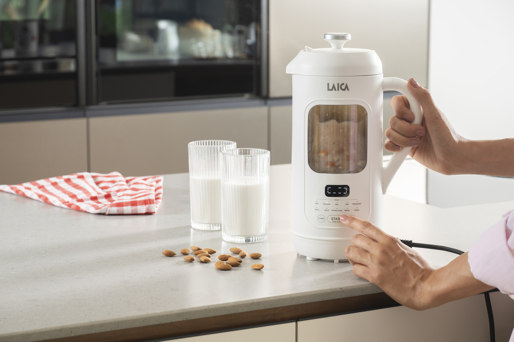 NOU Blender cu functie de gatit LAICA VB3301, 1 litru, sticla, auto curatare [13]