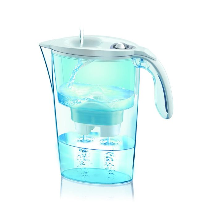 Cana filtranta de apa Laica + 3 filtre Magnesium Active, Alb, 2.3 litri, J31CC20 [4]