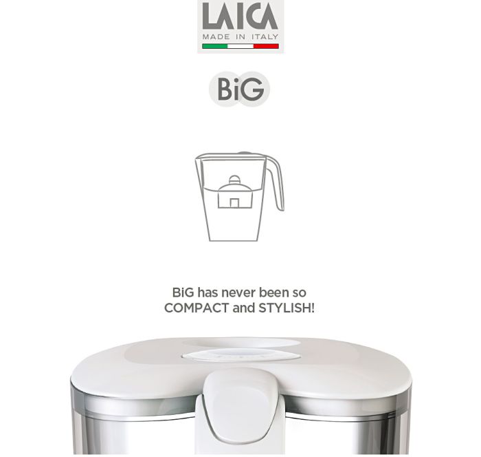 Cana filtranta de apa Laica BIG Roma, verde, 3.7 litri [3]