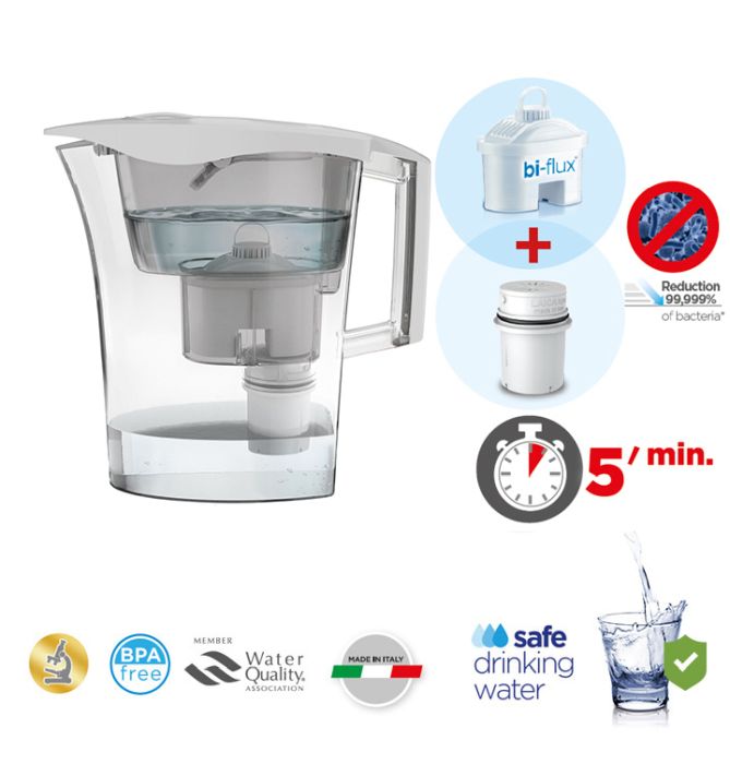 Cana filtranta de apa Laica Germ Stop Predator, 3 litri, alb [4]