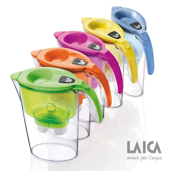 Cana filtranta de apa Laica Stream Blue, 2.3 litri [2]